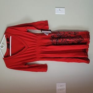 Rock and Roll Cowgirl 3/4 sleeve dress